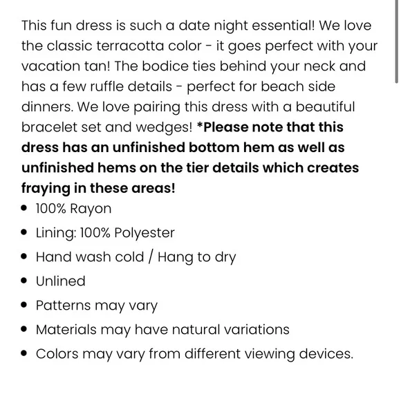 Halter Open Back Dress🧡 - Picture 6 of 6